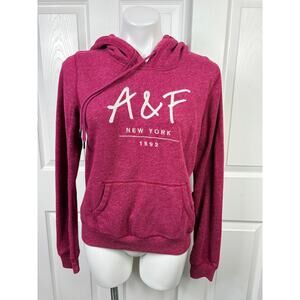 Abercrombie & Fitch Hoodie Women's Medium Sweatshirt Pullover Pink
